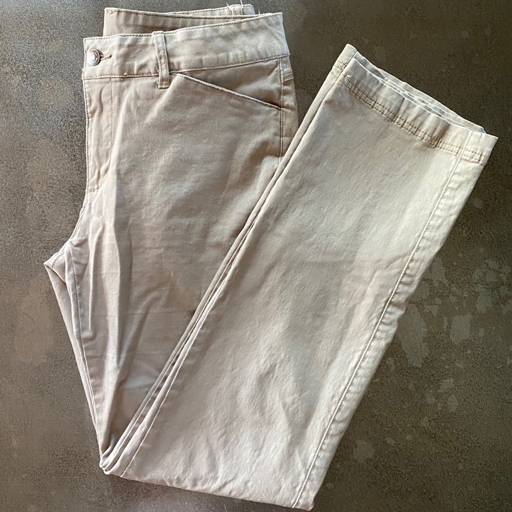 Magellan Outdoors Straight Khaki Pants